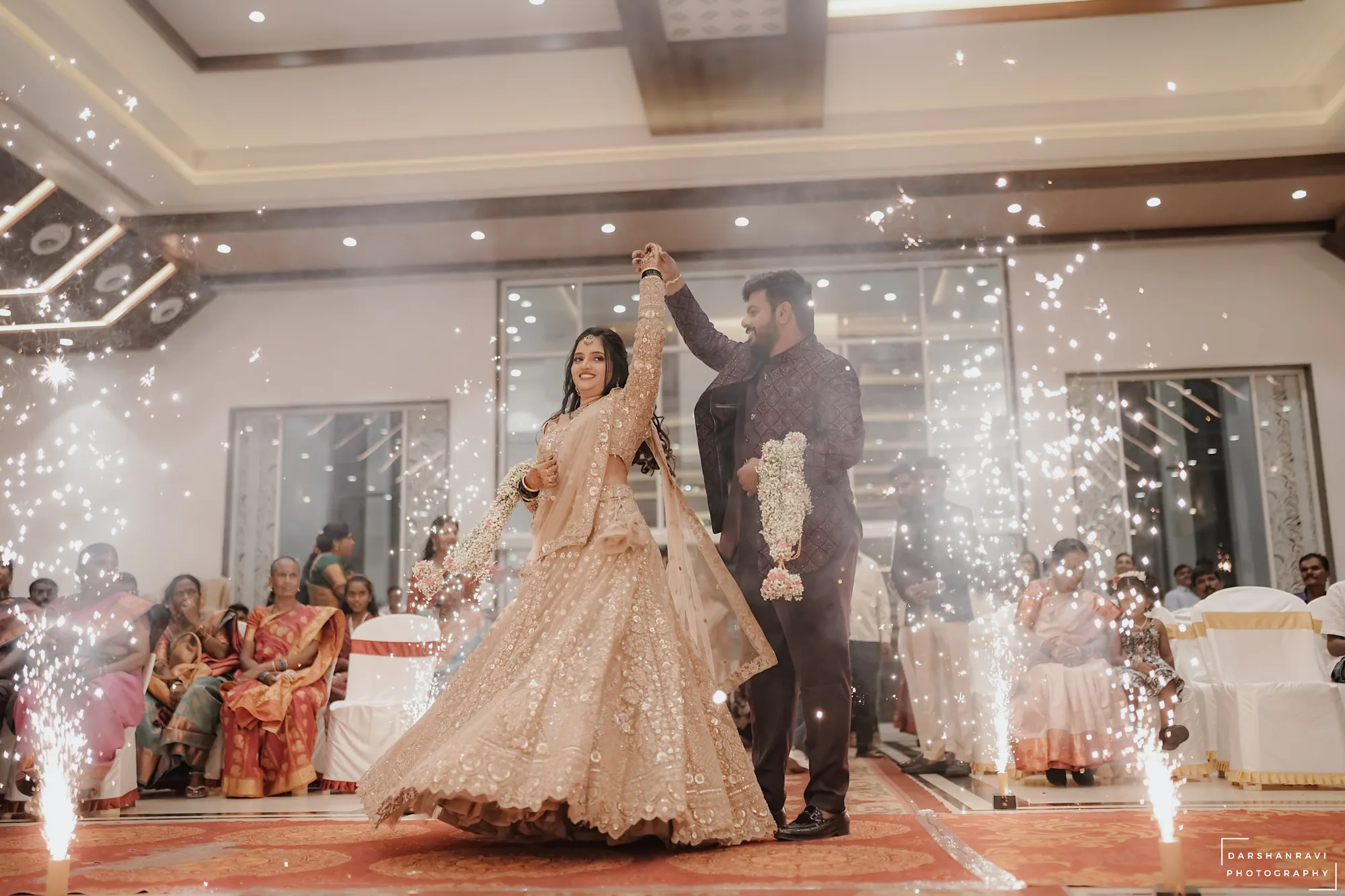 Jagan & Sushmitha — a still from their wedding film